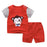 Unisex 12M-4T 2pcs/set short sleeve Baby's set cotton boys girls summer  baby set shorts two pieces o-neck Kids Clothing