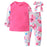 Baby Girl Clothes Fashion Newborn Infant Autumn 3Pcs Set Cotton T-shirt Pants Headband Fall Toddler Outfits Girls Clothing Suit