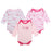Near Cutest 3pcs/lot Baby Set Newborn Baby Cloting Long Sleeve Cotton Underwear Infant Boys Girls Clothes
