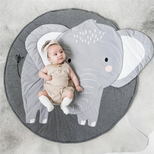 37.4inch Baby Play Mats Kids Crawling Carpet Floor Rug Baby Bedding Elephant Blanket Cotton Game Pad Children Room Decoration